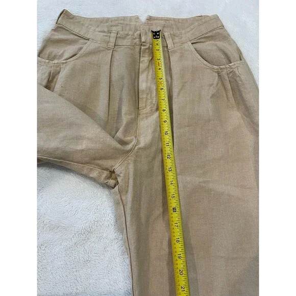 Free People Sweet Talk Chino Wide Leg Pants in Croissant - Picture 4 of 8